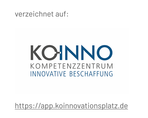 verzeichnet auf: KOINNO Kompetenzzentrum Innovative Beschaffung