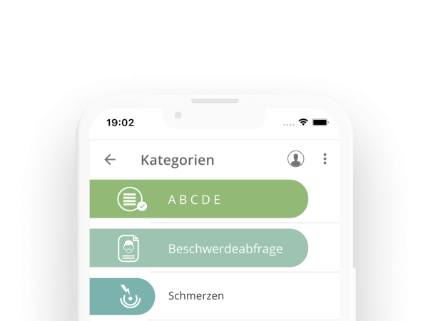 Ja/Nein-Frage in der App mit Sprachauswahl